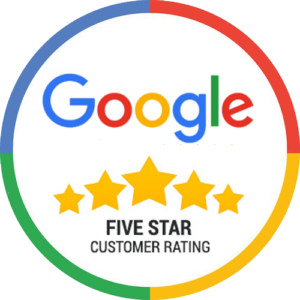 5 Stars GOOGLE reviews