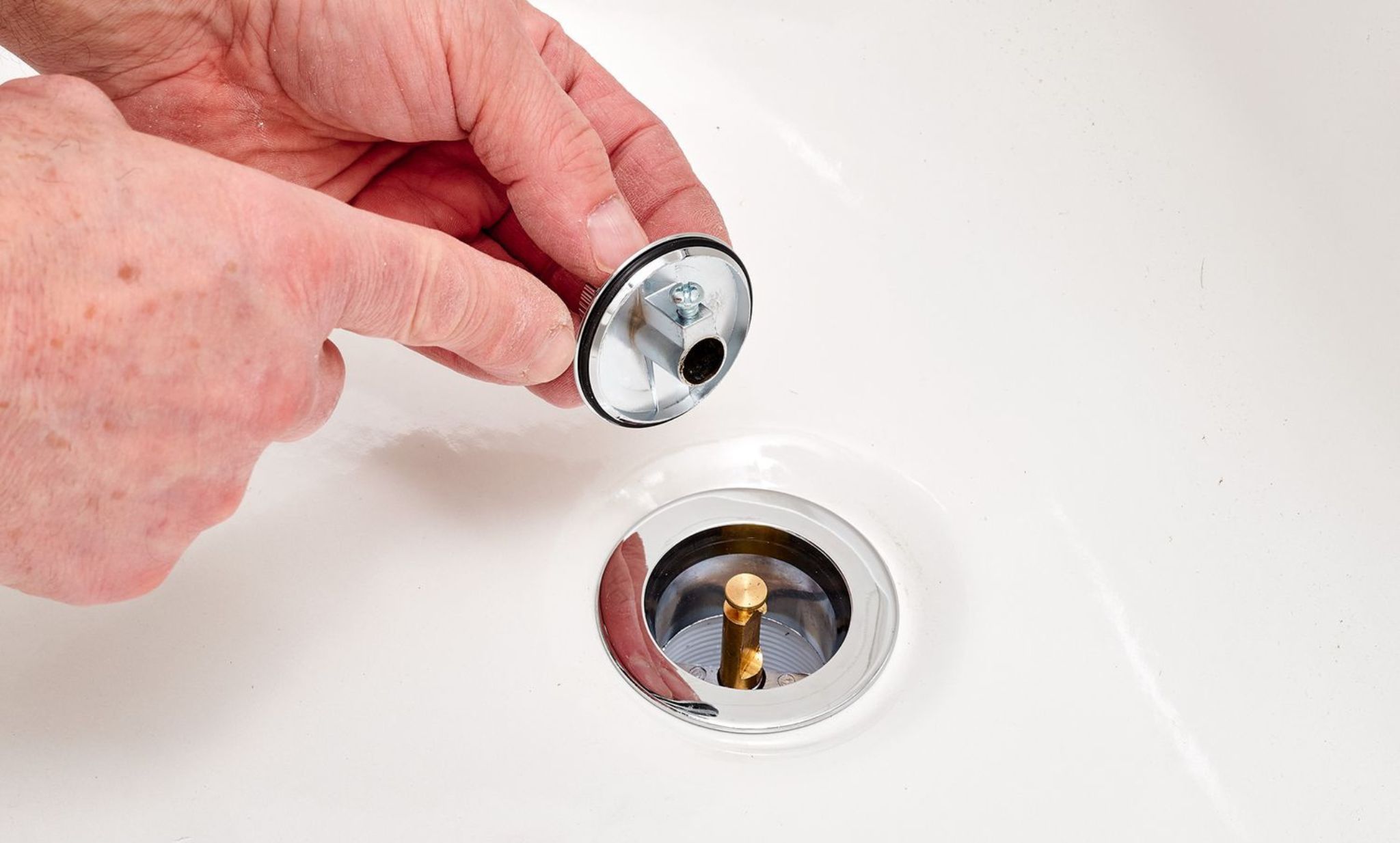 How To Unhook Sink Stopper How To Remove A Bathtub Drain Stopper